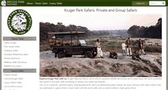 Desktop Screenshot of krugerpark.org