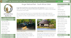 Desktop Screenshot of krugerpark.co.za