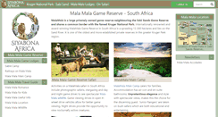 Desktop Screenshot of malamala.krugerpark.co.za