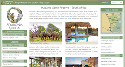Desktop Screenshot of kapama.krugerpark.co.za