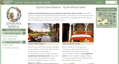 Desktop Screenshot of djuma.krugerpark.co.za