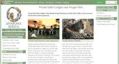 Desktop Screenshot of private-lodges.krugerpark.co.za
